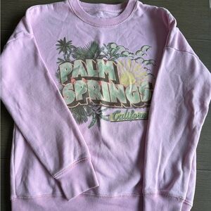 Abercrombie kids Pink Palm Springs Graphic Sweatshirt